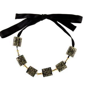 Marni Horn & Resin Station Necklace